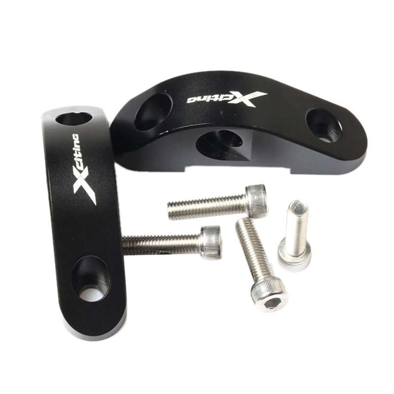 Motorcycle Mirror Riser Extenders Spacers Extension Adapter for Nikita 200 300 Xciting 250 300 Xciti