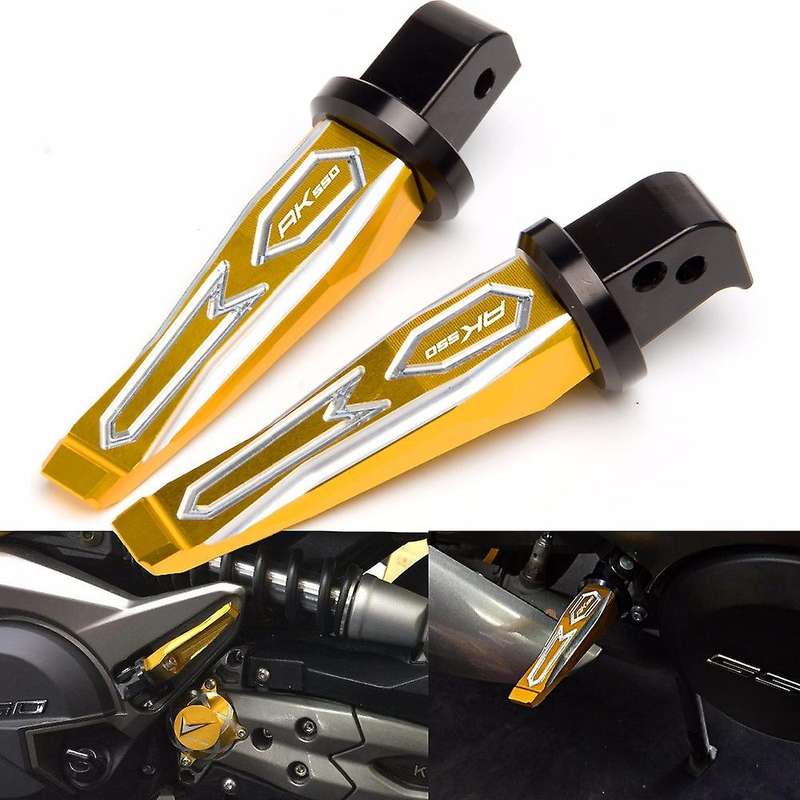 Motorcycle Modified Aluminum Alloy Rear Pedals Left and Right Pedals for GSX-R125 GSX-R150 GSX-S150