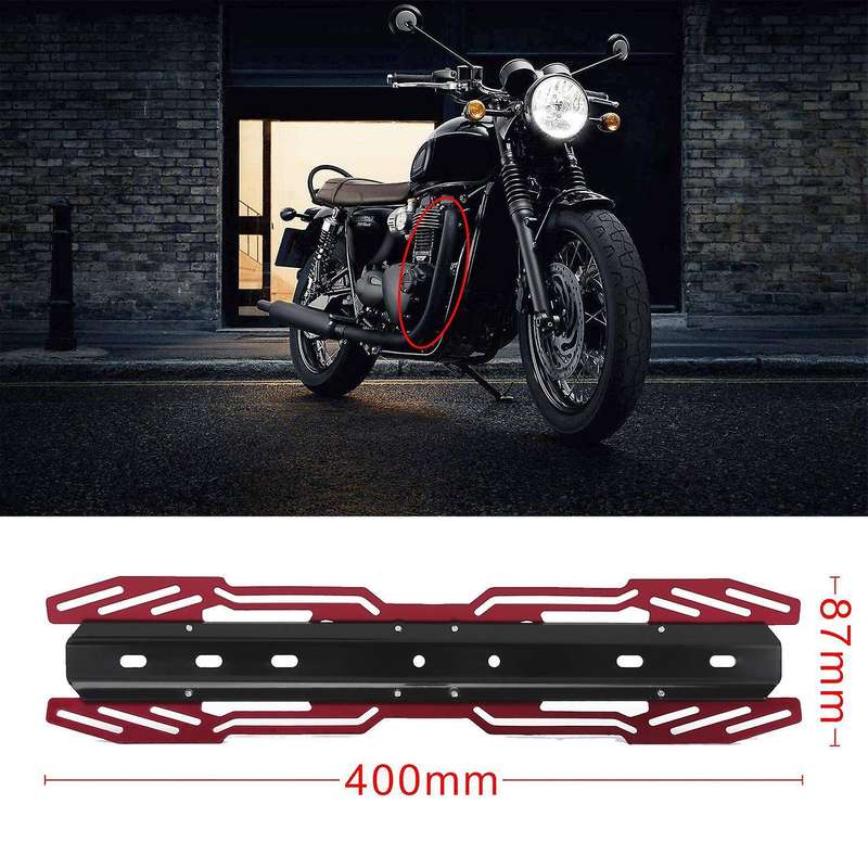 Motorcycle Modification Accessories Universal Exhaust Pipe Heat Shield Protection Stainless Steel Cr