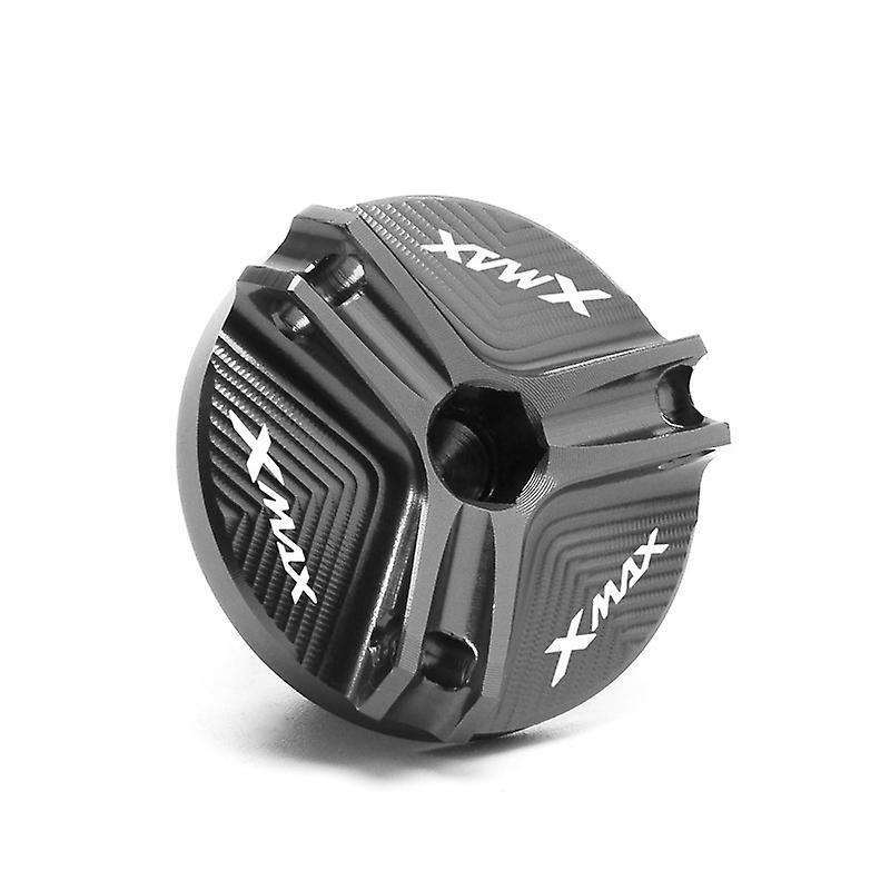Motorcycle Modified CNC Engine Oil Screw Cover Suitable for XMAX300 XMAX250 400 2017-2020 Titanium