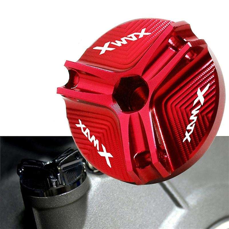Motorcycle Modified CNC Engine Oil Screw Cover Suitable for XMAX300 XMAX250 400 2017-2020 Titanium