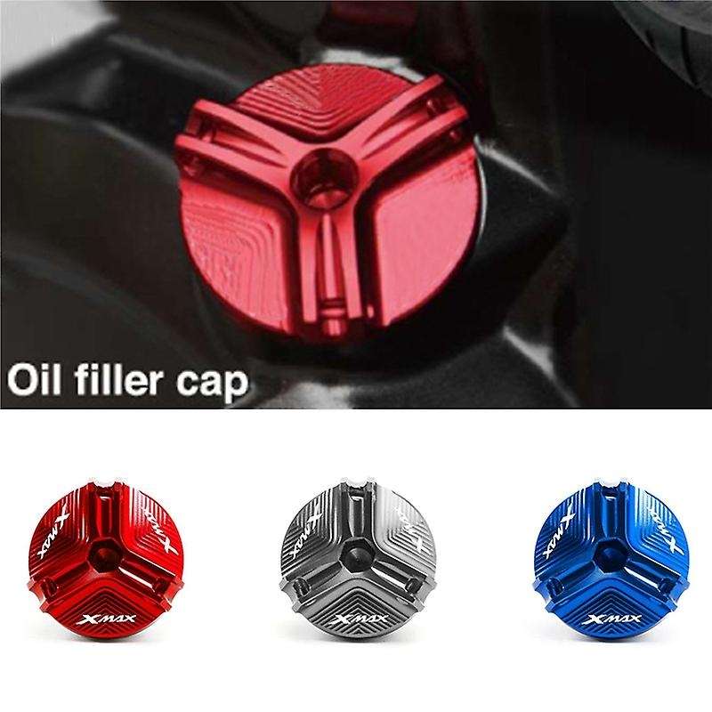 Motorcycle Modified CNC Engine Oil Screw Cover Suitable for XMAX300 XMAX250 400 2017-2020 Titanium