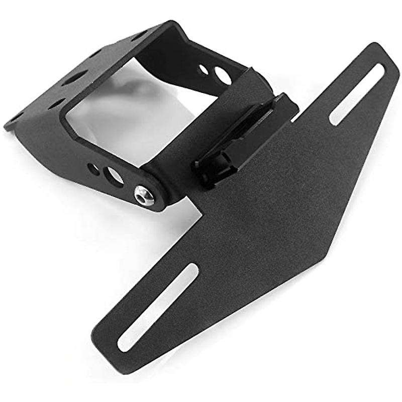 Motorcycle Modified License Plate Frame with Light for 125 200 250 390 2013-2019 Black