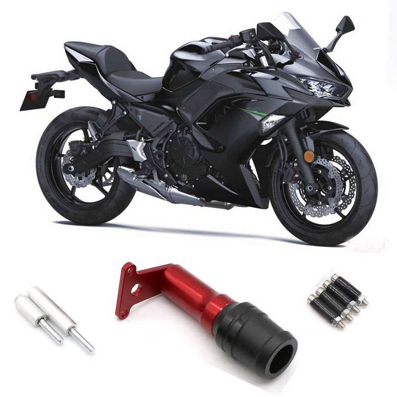 Motorcycle Modified Body Bumper Drop-Resistant Protection for 250 Ninja 400 Z400 Parts Red