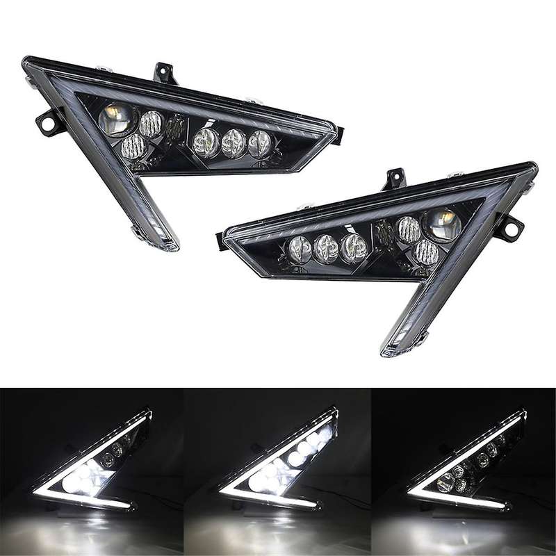 Motorcycle Modified LED Headlights ATV for Headlights for RZR Pro XP 2414538 2414539
