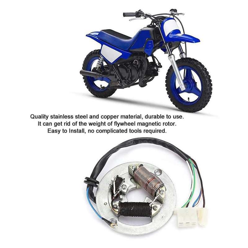 Motorcycle Motor Stator Magnetic Coil Ignition Coil Magnetic Stator Suitable for PW80