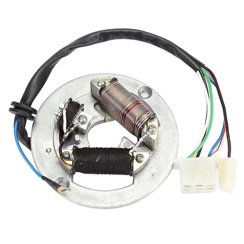 Motorcycle Motor Stator Magnetic Coil Ignition Coil Magnetic Stator Suitable for PW80