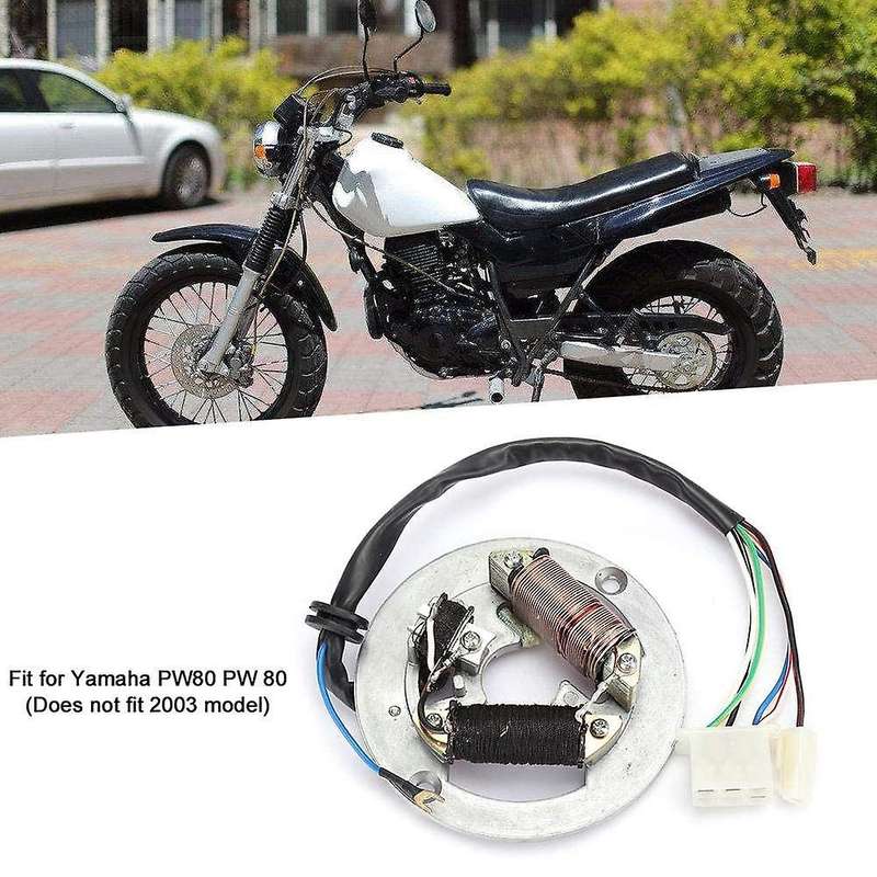Motorcycle Motor Stator Magnetic Coil Ignition Coil Magnetic Stator Suitable for PW80