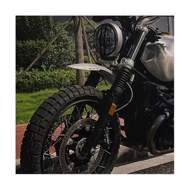 Motorcycle Mudguard Front Hight Scrambler for Rninet R Nine T Pure Ninet Scrambler R9t(black)