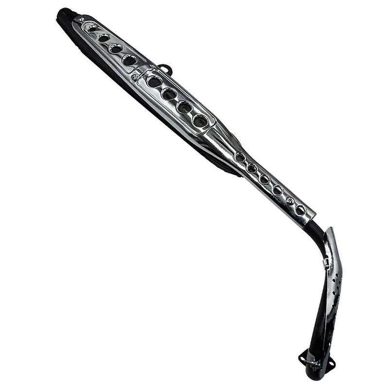 Motorcycle Muffler Exhaust Pipe Tip Throat Exhaust System for All Mini Trail CT70 49CC 72CC 86CC 10