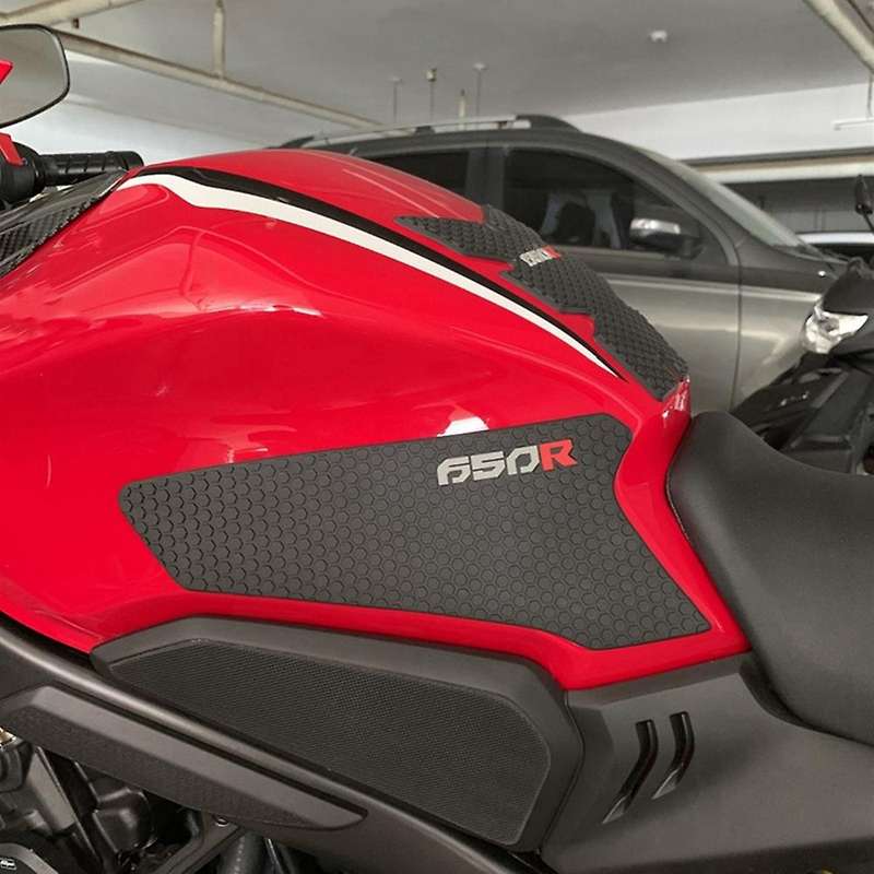 Motorcycle Non- Side Fuel Tank Stickers Waterproof Pad Rubber Sticker for Cbr650r Cb650r 2019-2022