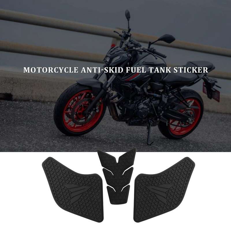 Motorcycle Non-slip Side Fuel Tank Pad Stickers for Yamaha Mt07 Mt-07 2021 Waterproof Pad