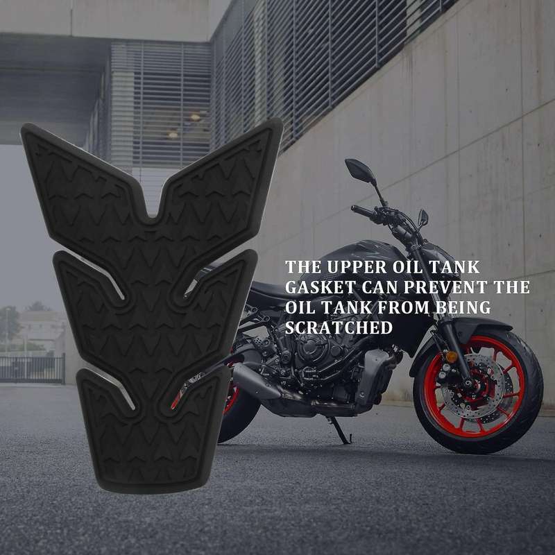 Motorcycle Non-slip Side Fuel Tank Pad Stickers for Yamaha Mt07 Mt-07 2021 Waterproof Pad