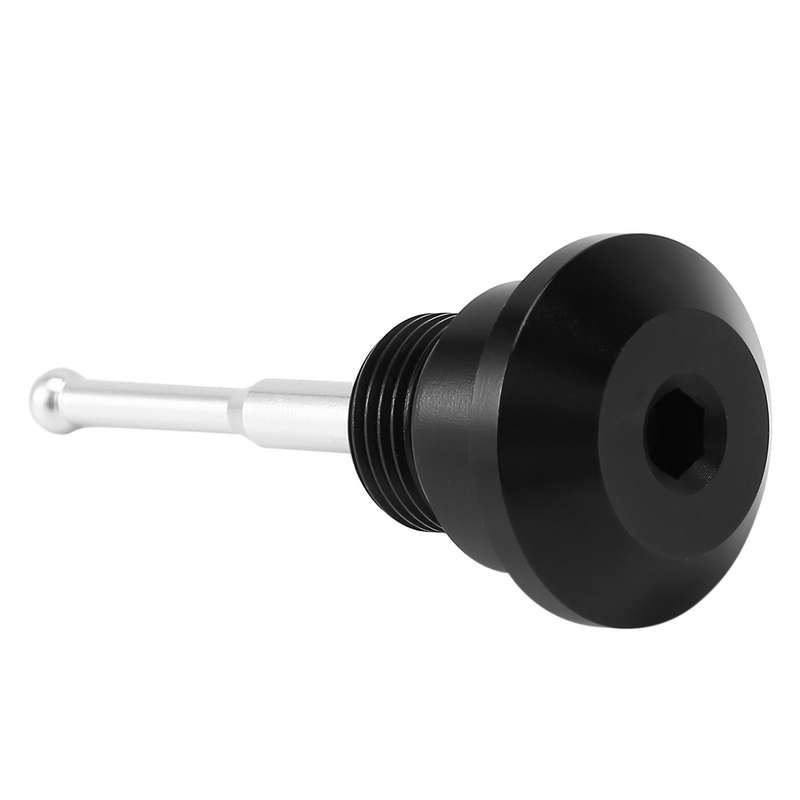 Motorcycle Oil Drain Screw Plug Fuel Depth Tester for 200 250 300 2013-2017(Black)