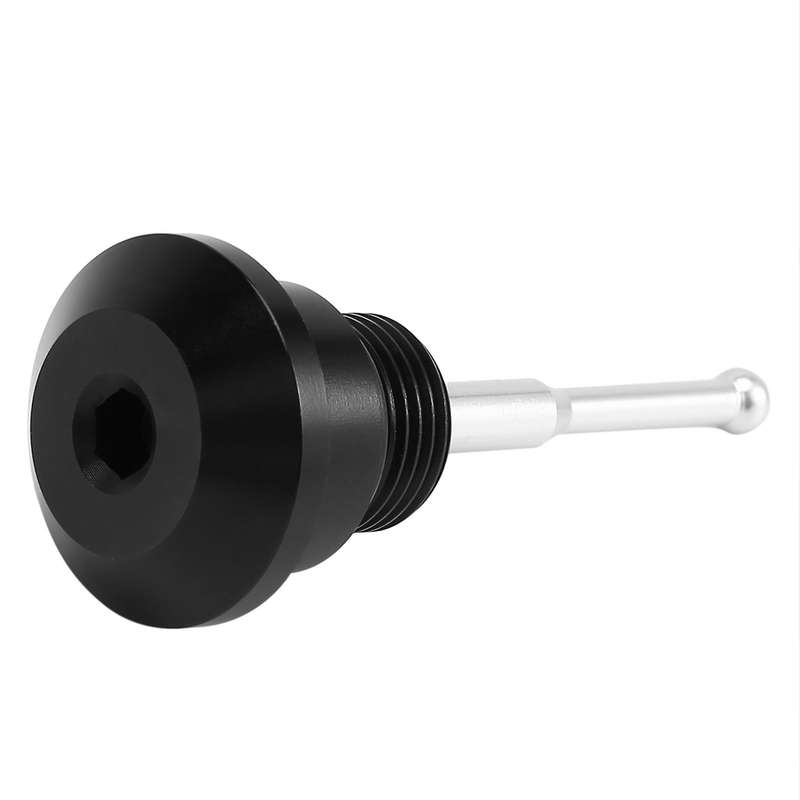 Motorcycle Oil Drain Screw Plug Fuel Depth Tester for 200 250 300 2013-2017(Black)