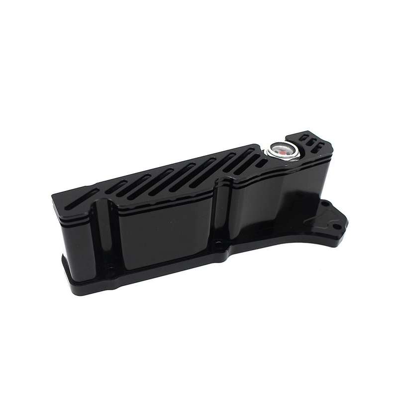Motorcycle Oil Pan Aluminum Clear Visible Oils Bottom Potn for Gts250 300 2019-2022 Black