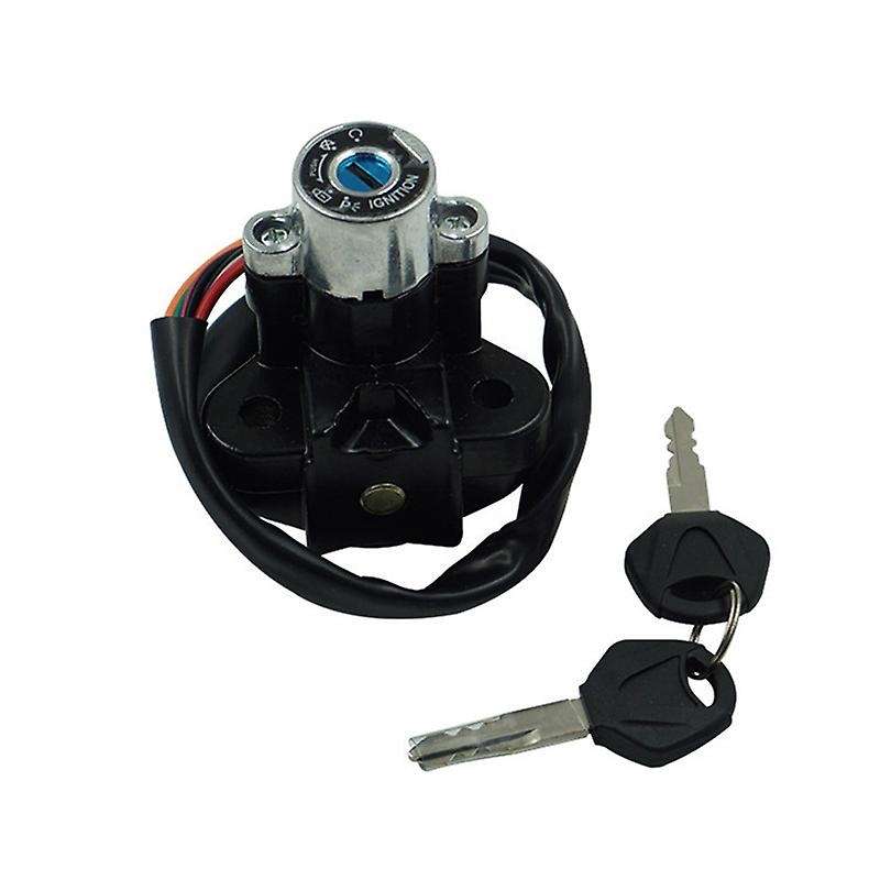 Motorcycle Oil Fuel Tank Gas Cap Kit Ignition Switch Lock with 2 Keys for GSF650 Bandit GSXR 600 GSX