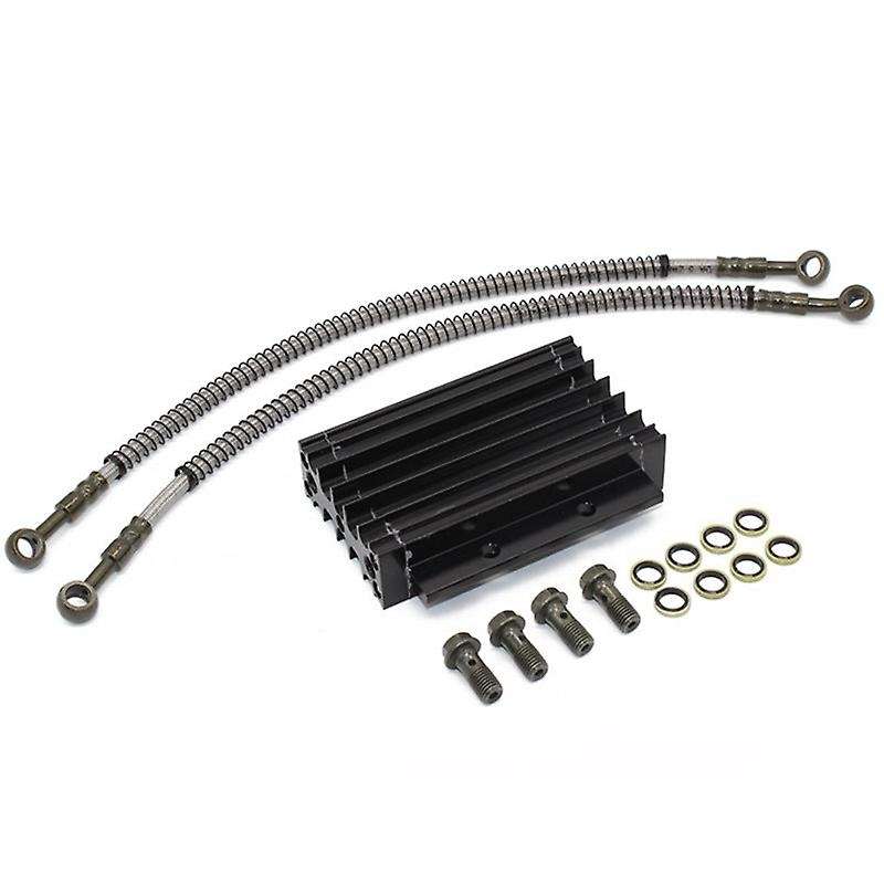 Motorcycle Oil Radiator Set Aluminum Alloy for 110 125CC Dirty Bike Pit CRF Oil Monkey Quad ATV Bike