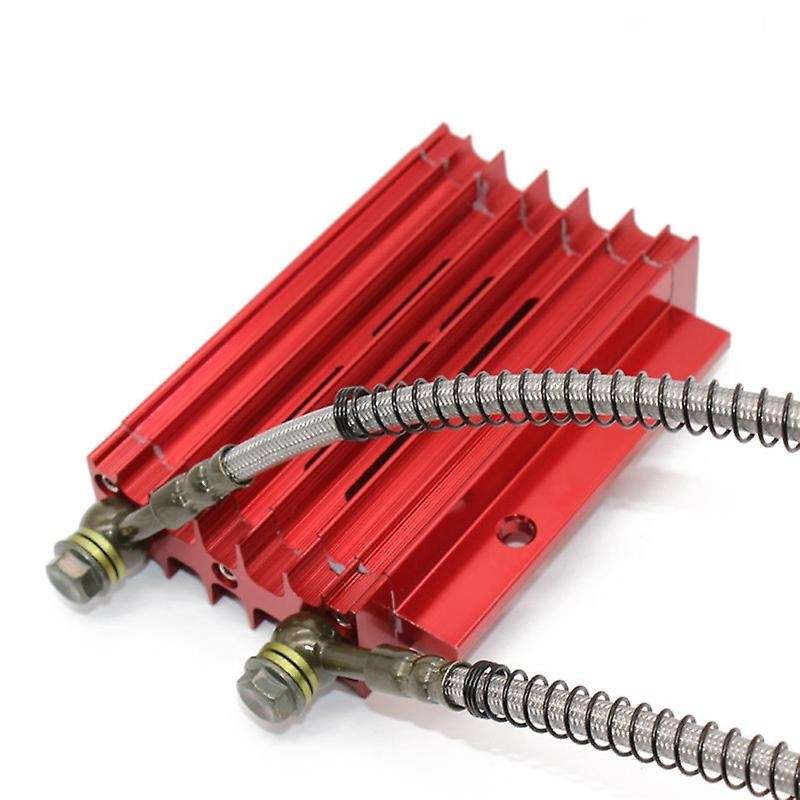 Motorcycle Oil Radiator Set Aluminum Alloy for 110 125CC Dirty Bike Pit CRF Oil Monkey Quad ATV Bike