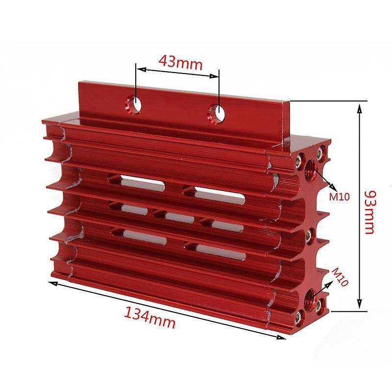 Motorcycle Oil Radiator Set Aluminum Alloy for 110 125CC Dirty Bike Pit CRF Oil Monkey Quad ATV Bike