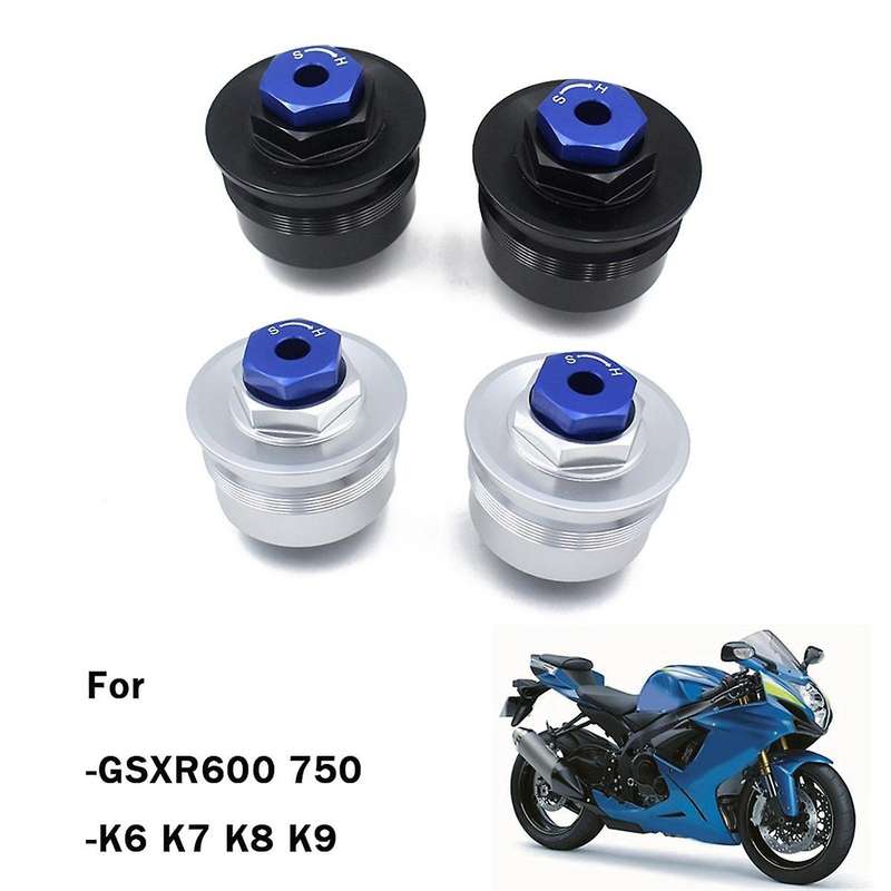 Motorcycle Oil Seal Front Screw for GSXR600 750 2006-2010 Accessories Black & Blue