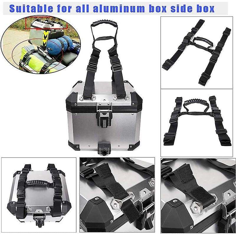 Motorcycle Pannier Handle, Aluminum Alloy Side Box Pannier Handle for Bmw R1200gs Lc Adv Adventure