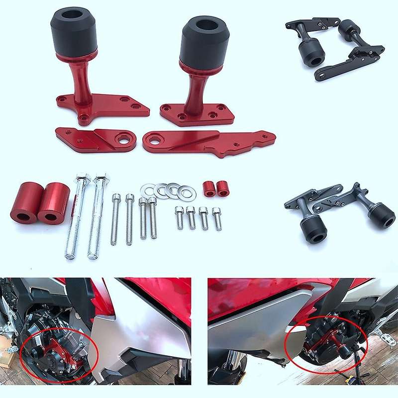 Motorcycle Parts Falling Protector Frame Slider Crash Guard for CBR500R CB500F CB500X 2019 2020+ Bla
