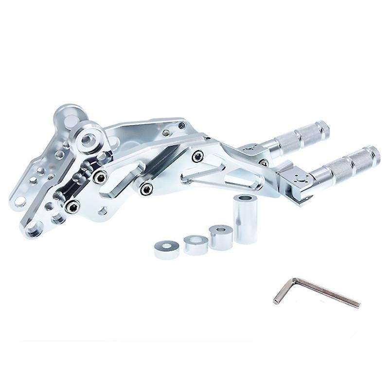 Motorcycle Parts Fit for M3M5 Foot Support Pedal Foot Pedal M5 Pedal Modified Pedal Silver