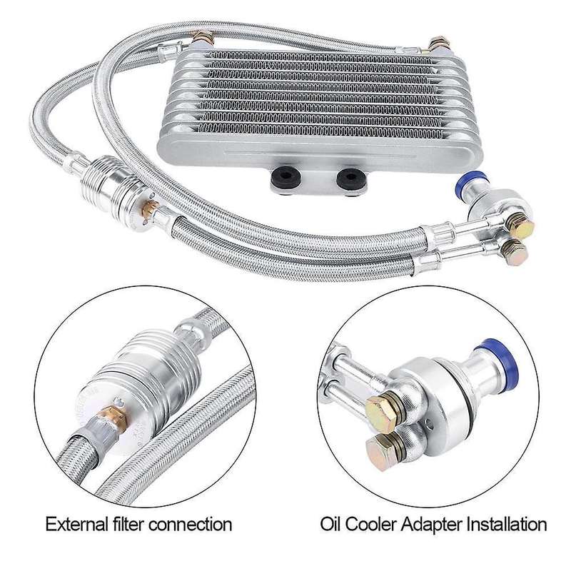 Motorcycle Parts Motorcycle Engine Oil Cooling Radiator System Kit for CB CG T1