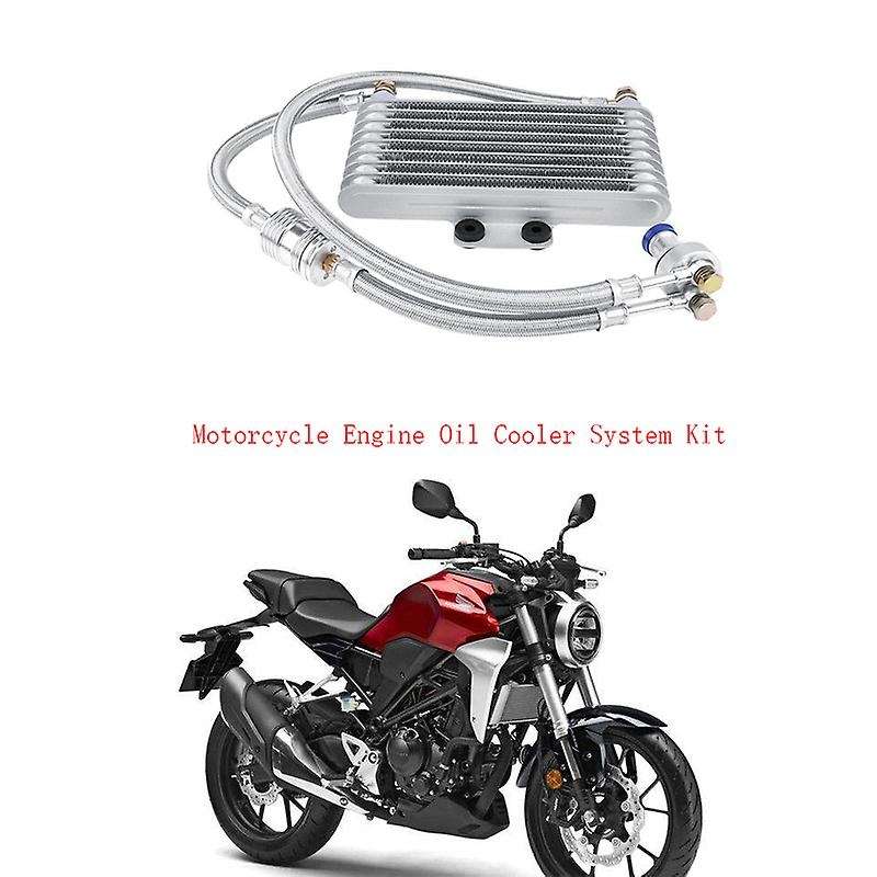 Motorcycle Parts Motorcycle Engine Oil Cooling Radiator System Kit for CB CG T1