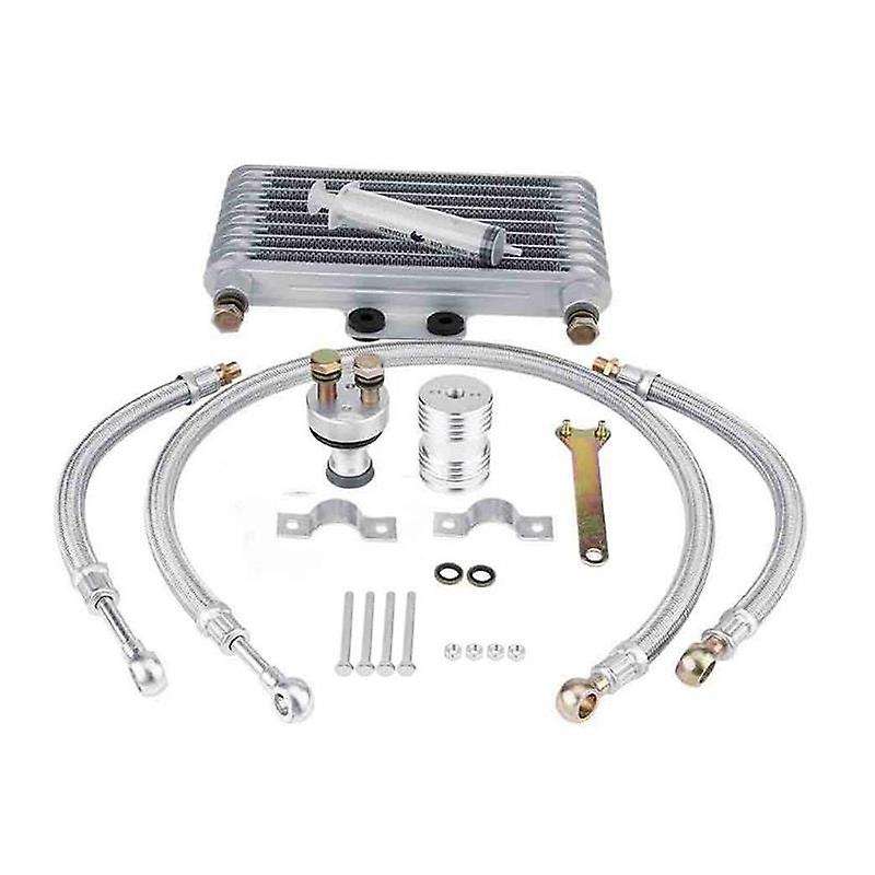 Motorcycle Parts Motorcycle Engine Oil Cooling Radiator System Kit for CB CG T1