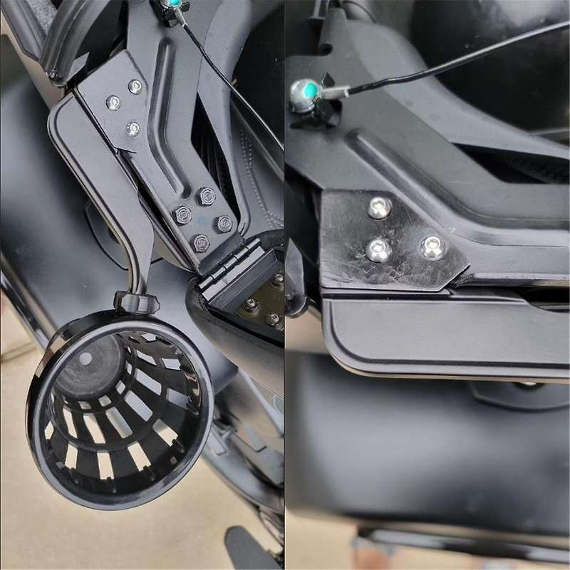 Motorcycle Passenger Drink Cup Holder Mount for Indian Pursuit Pursuit Limited Silver