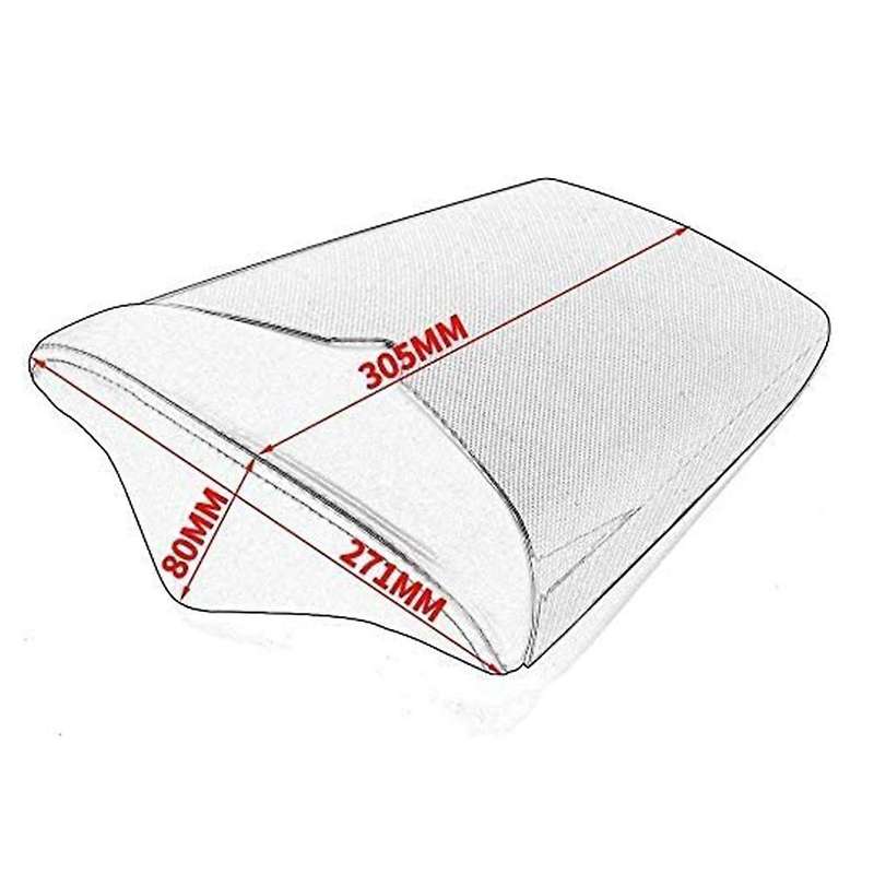 Motorcycle Passenger Rear Pillion Seat Cowl Cover Fairing for 675 2006-2012(Black)