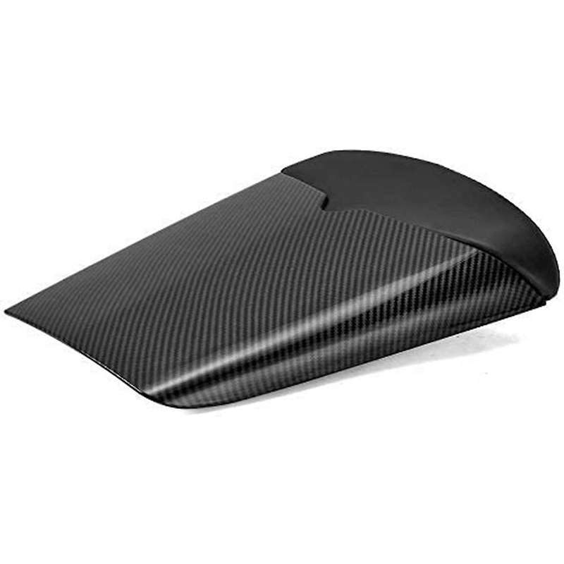 Motorcycle Passenger Rear Pillion Seat Cowl Cover Fairing for 675 2006-2012(Carbon Fiber)