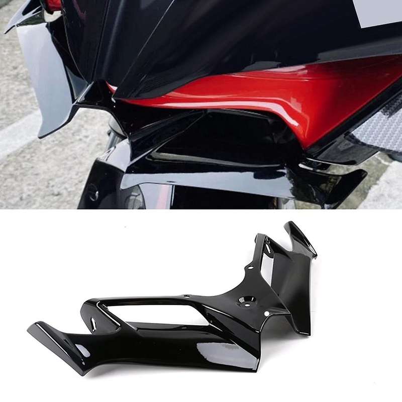 Motorcycle Pneumatic Tail Spoiler Protector Front Fairing Universal for Black