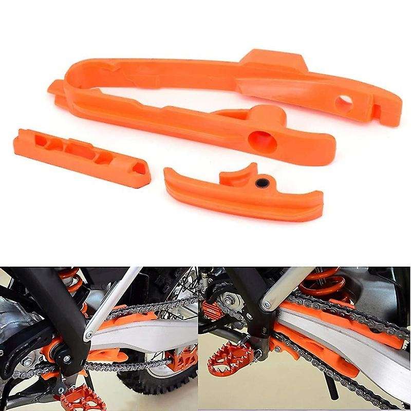 Motorcycle Plastics Chain Guide Swing Arm Slider Brake Hose Clamp for SXF 125 250 350 450 525 2011-2