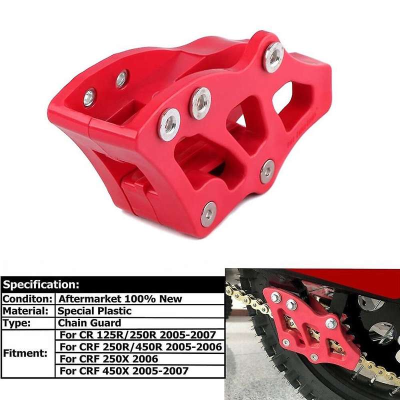 Motorcycle Plastic Chain Guide Guard Sprocket Protector Slider for CR125R CR250R CRF450X CRF250R CRF