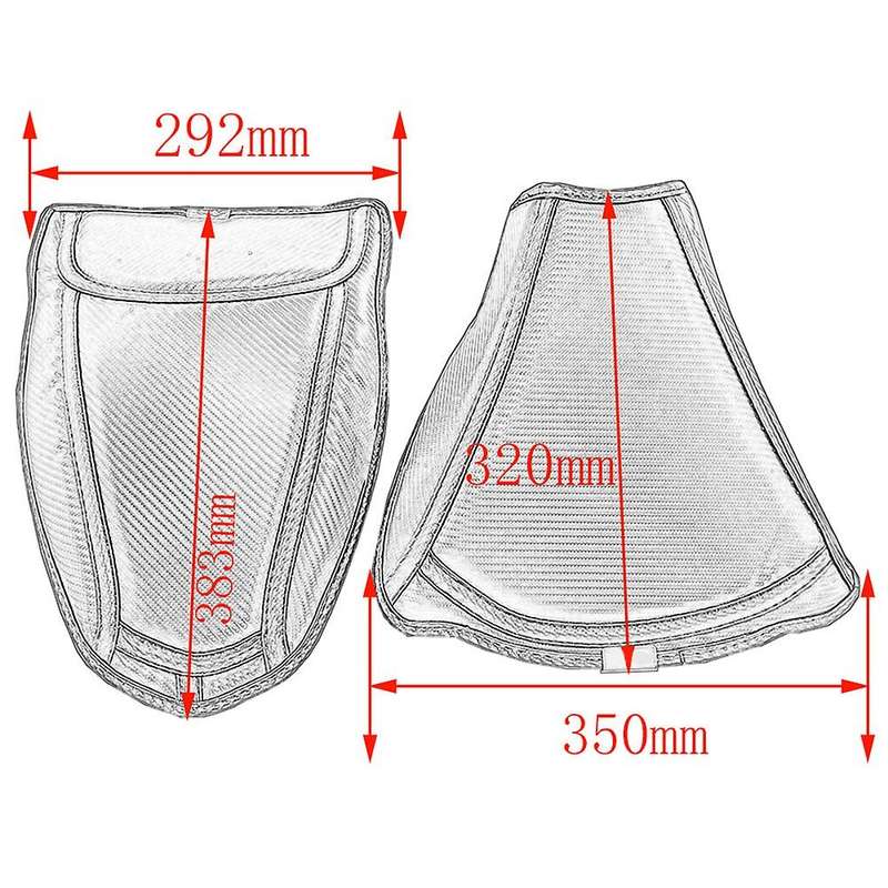 Motorcycle Protection Cushion Seat Cover for Z650 Ninja650 2017 2018 2019 Sunshade Sunproof Waterpro