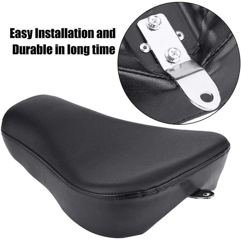 Motorcycle PU Leather Front Waterproof Leather Solo Seat Cushion Pad for Forty XL1200 883 X48 2004-2
