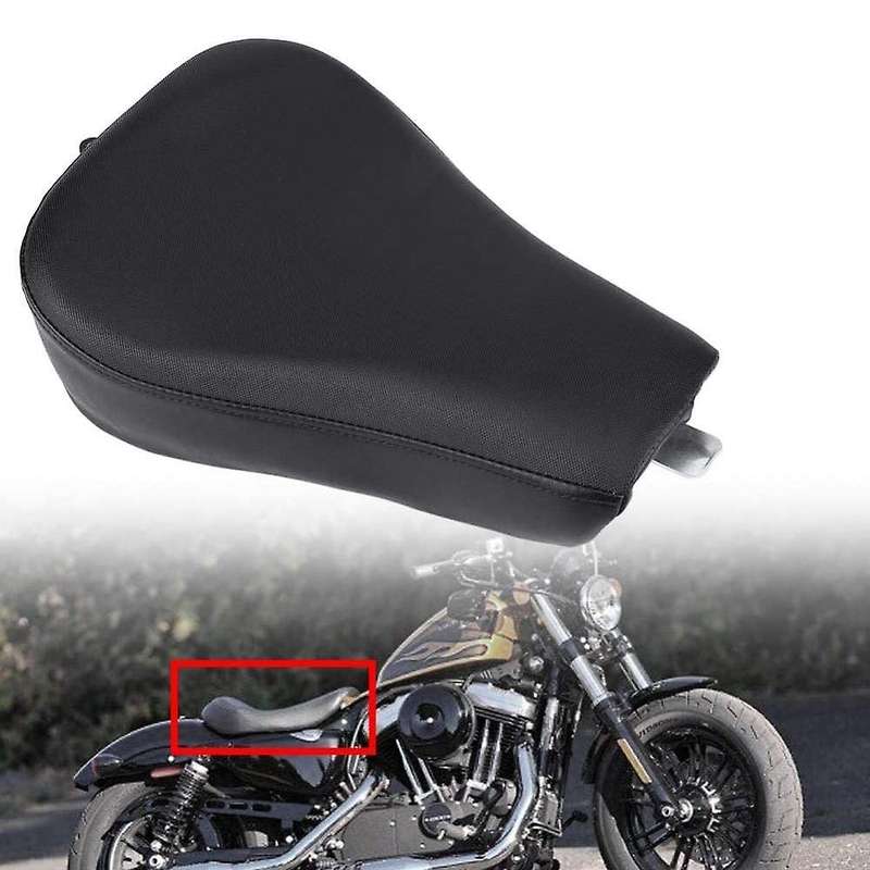 Motorcycle PU Leather Front Waterproof Leather Solo Seat Cushion Pad for Forty XL1200 883 X48 2004-2