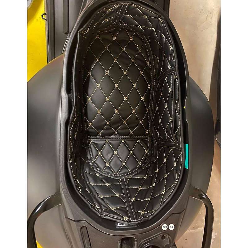 Motorcycle PU Rear Trunk Cargo Liner Protector Seat Bucket Pad for (Italy) GTS300 Accessories