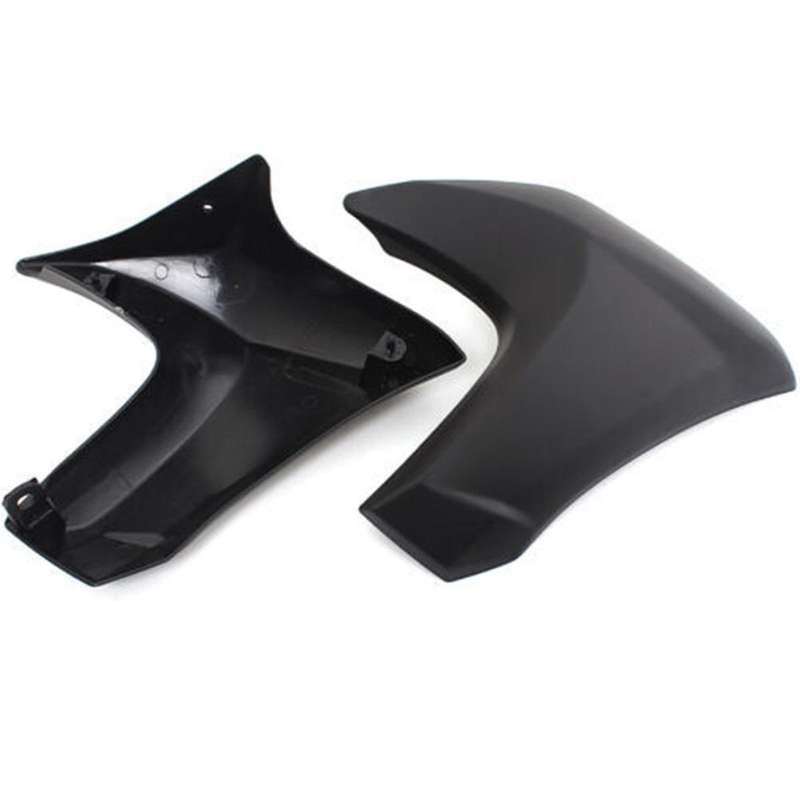 Motorcycle Radiator Cover Turn Signal Mid Side Fairing Trim Cowl for ER6N ER-6N 2012-2016,Matt Black