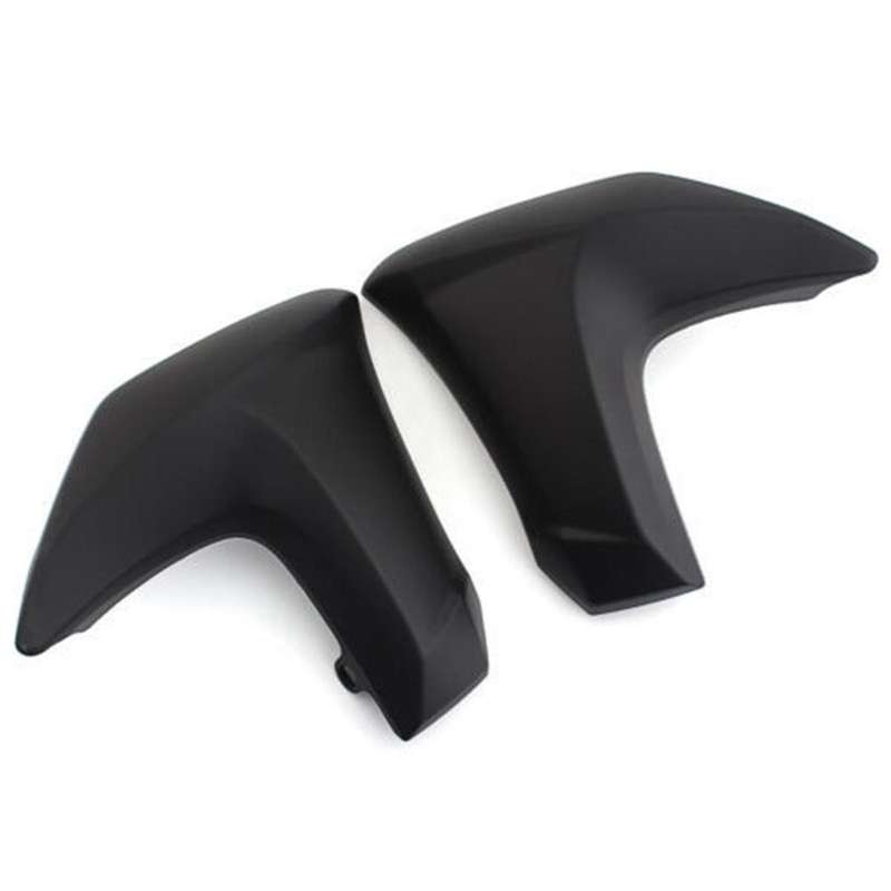 Motorcycle Radiator Cover Turn Signal Mid Side Fairing Trim Cowl for ER6N ER-6N 2012-2016,Matt Black