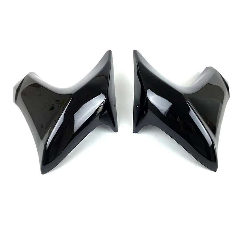 Motorcycle Radiator Cover Turn Signal Mid Side Fairing Trim Cowl for ER6N ER-6N 2012-2016,Matt Black