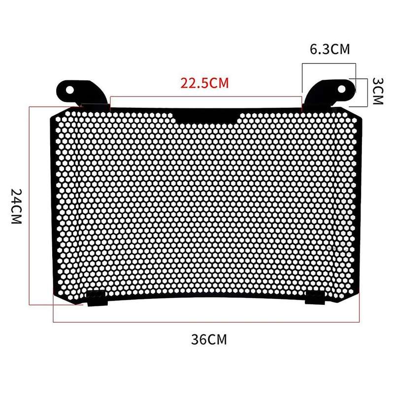 Motorcycle Radiator Cover Grille Guard Water Tank Radiator Cap Protector Net for 800mt 800mt