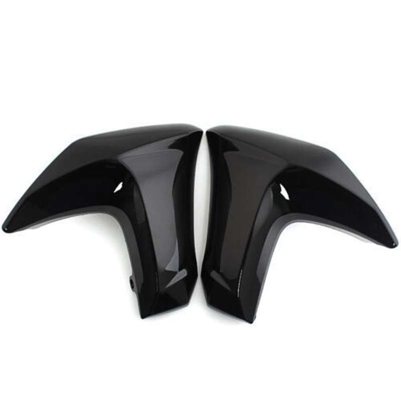Motorcycle Radiator Cover Turn Signal Mid Side Fairing Trim Cowl for ER6N ER-6N 2012-2016,Gloss Blac