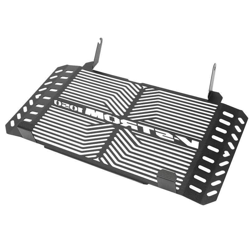 Motorcycle Radiator Grille Grill Protective Guard Cover for V-STROM 1050 1050 2020(Black)