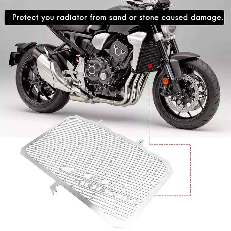Motorcycle Radiator Guard Radiator Grille Cover Protection for CB1000R 2018-2020
