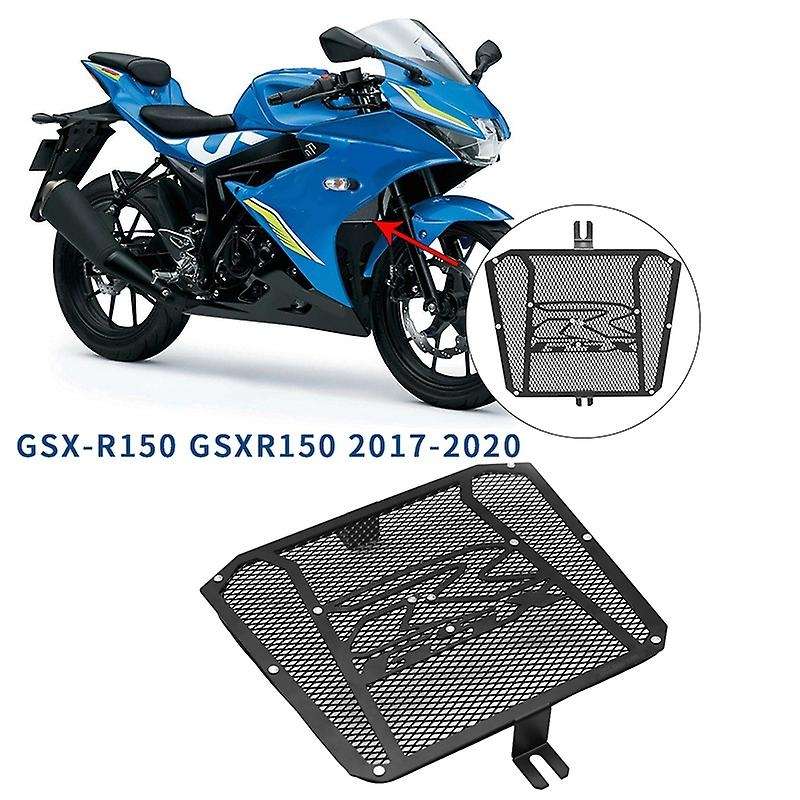 Motorcycle Radiator Protector Grille Cover Protective Cover for GSX-R150 GSXR150 2017-2020 Black