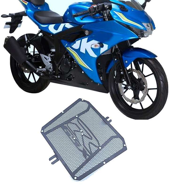 Motorcycle Radiator Protector Grille Cover Protective Cover for GSX-R150 GSXR150 2017-2020 Black
